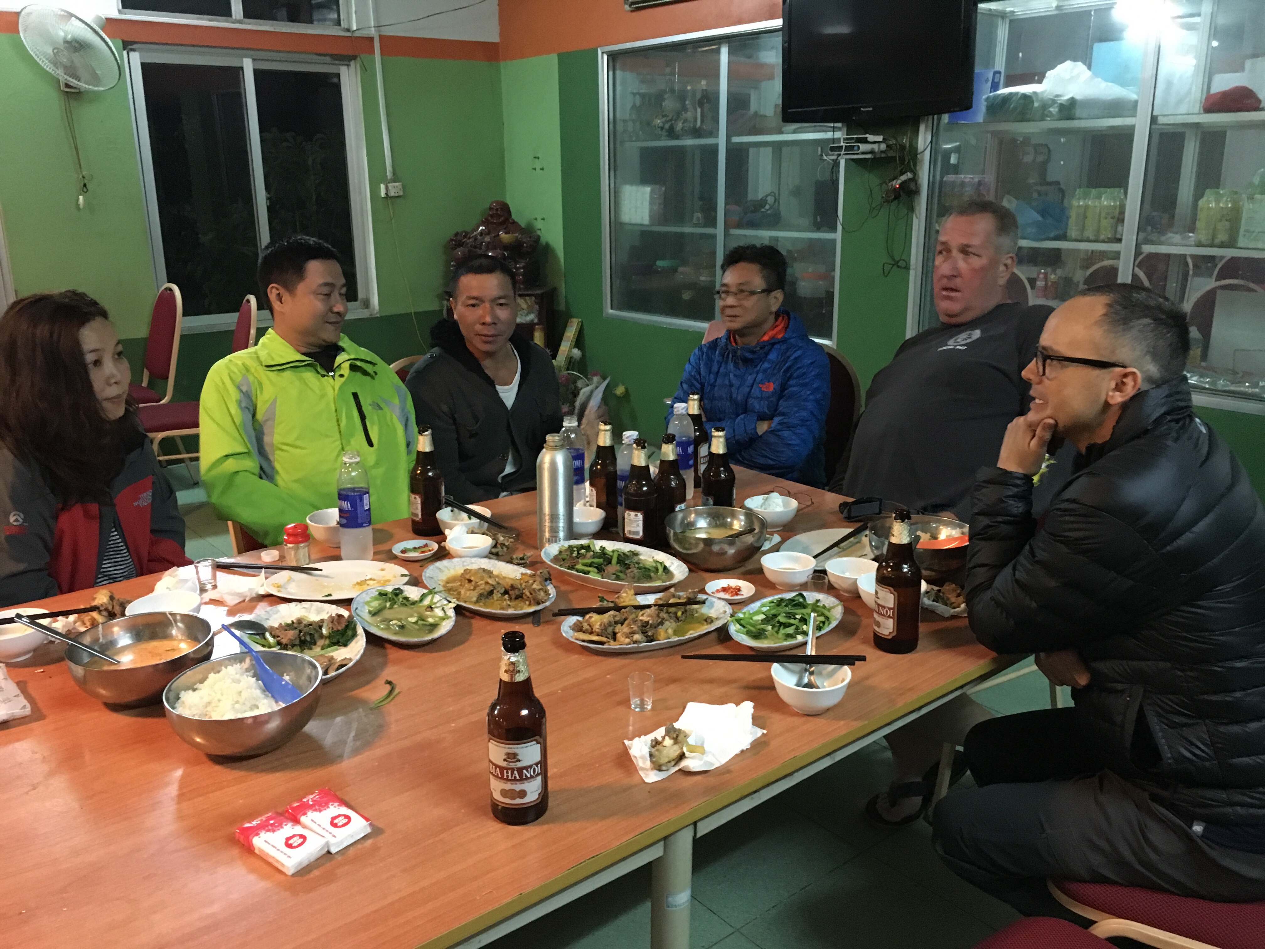 So much corn wine and rice wine with our new friends and bunk mates. 